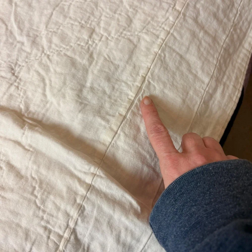 Antique Log Cabin Quilt Full Double Antique Fit Summer Weight Hand Quilted 1920s